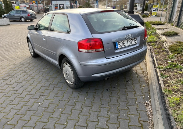 Audi A3 cena 16900 przebieg: 169574, rok produkcji 2007 z Czeladź małe 106